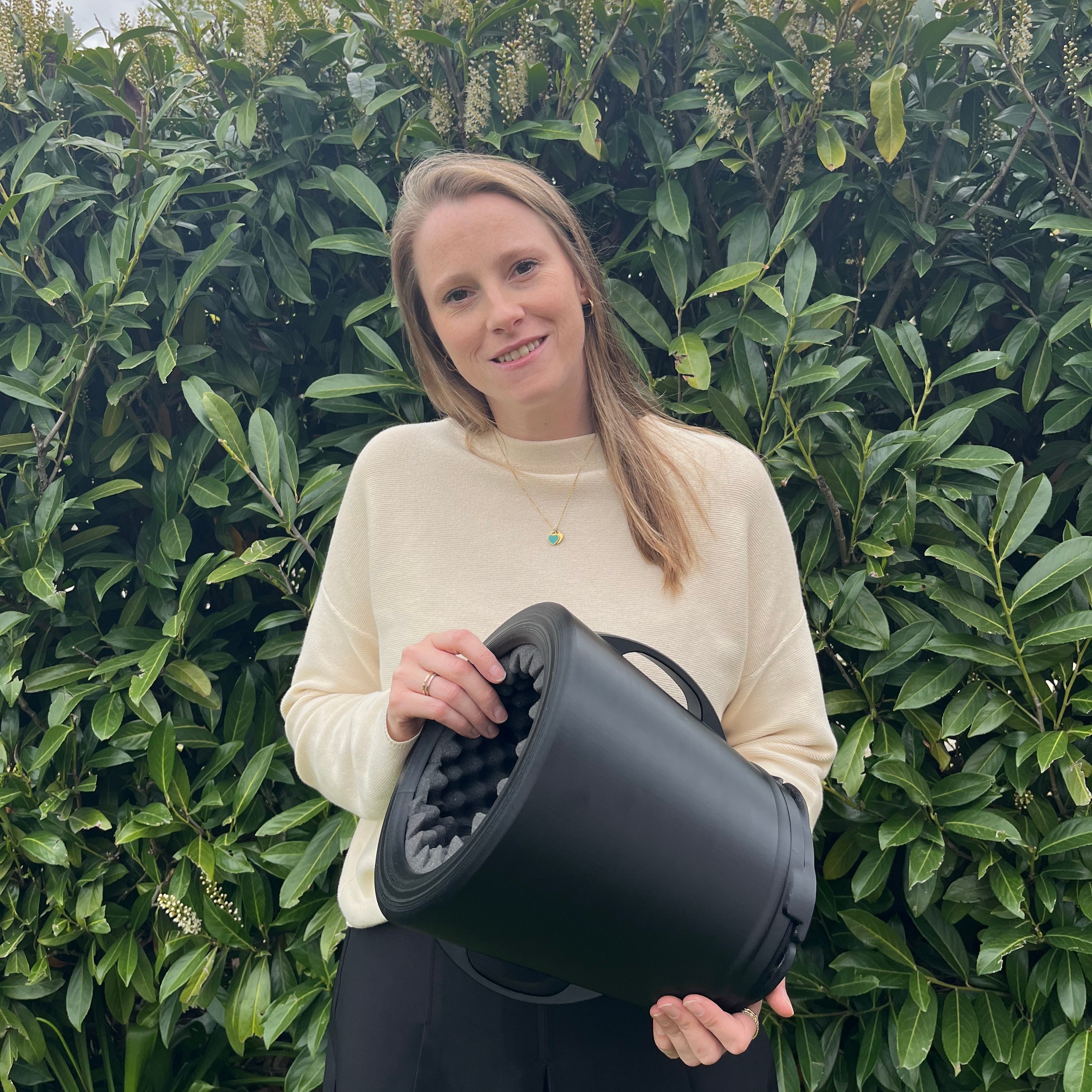 AERONO Silent Gebläseschalldämpfer für Huawei Hüpfburg-Gebläse mit sichtbarem Innenmaterial